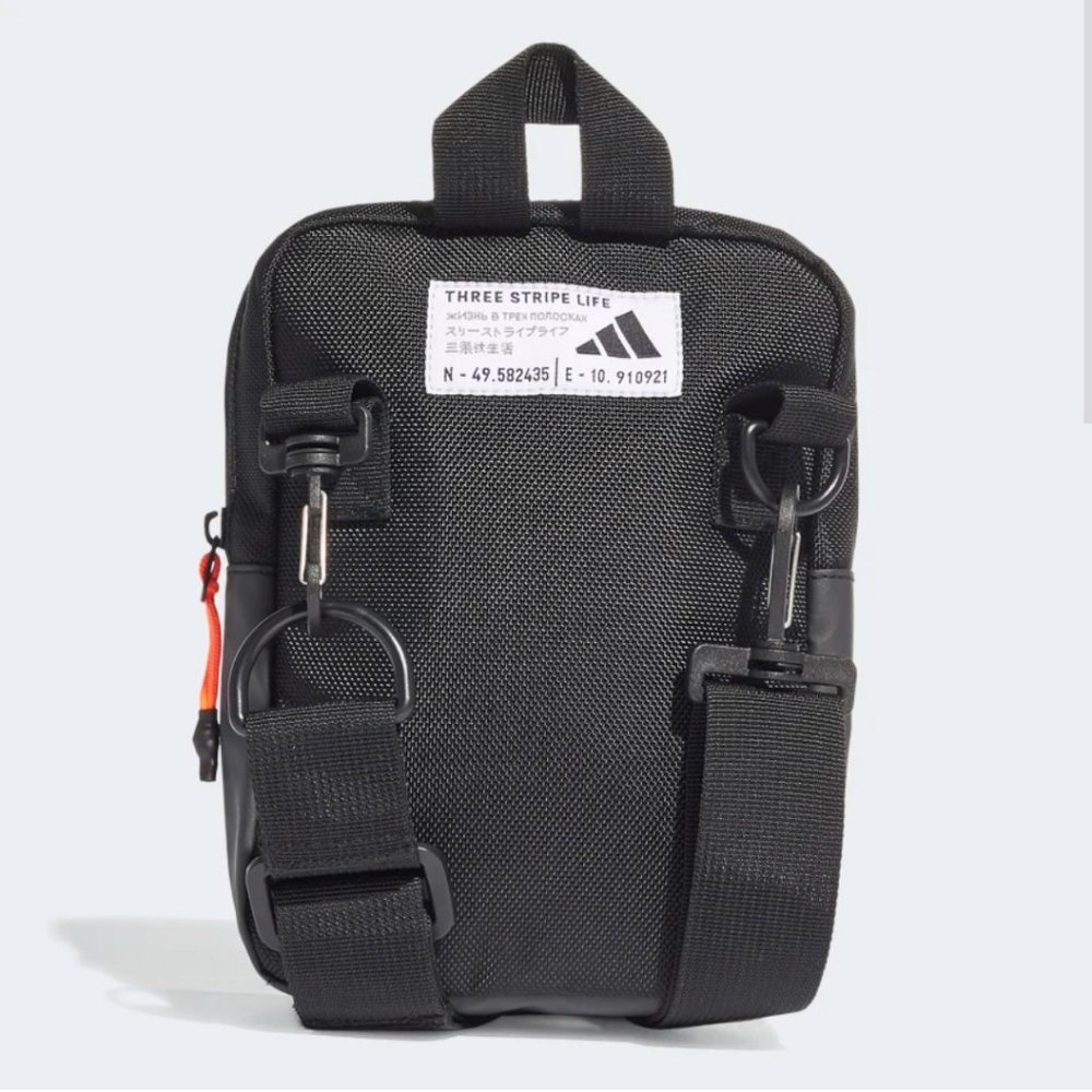 Adidas Parkhood Bag, Black Orange - Picture 5 of 10
